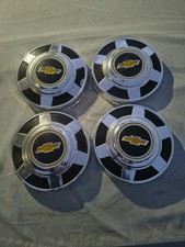 1973-1987 Chevy Truck 34 Ton Dog Dish 12 Hub Caps Set Of 4 C20 16 16.5