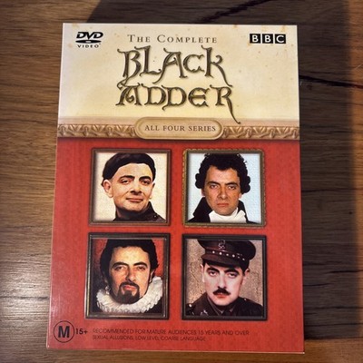 Black Adder Complete Series 1-4 DVD - Region 4 PAL - Free Postage