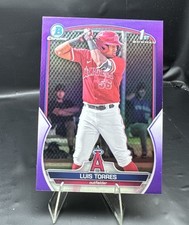 2023 Bowman Chrome Prospects Purple Refractor /250 Luis Torres #BCP-155 TS8