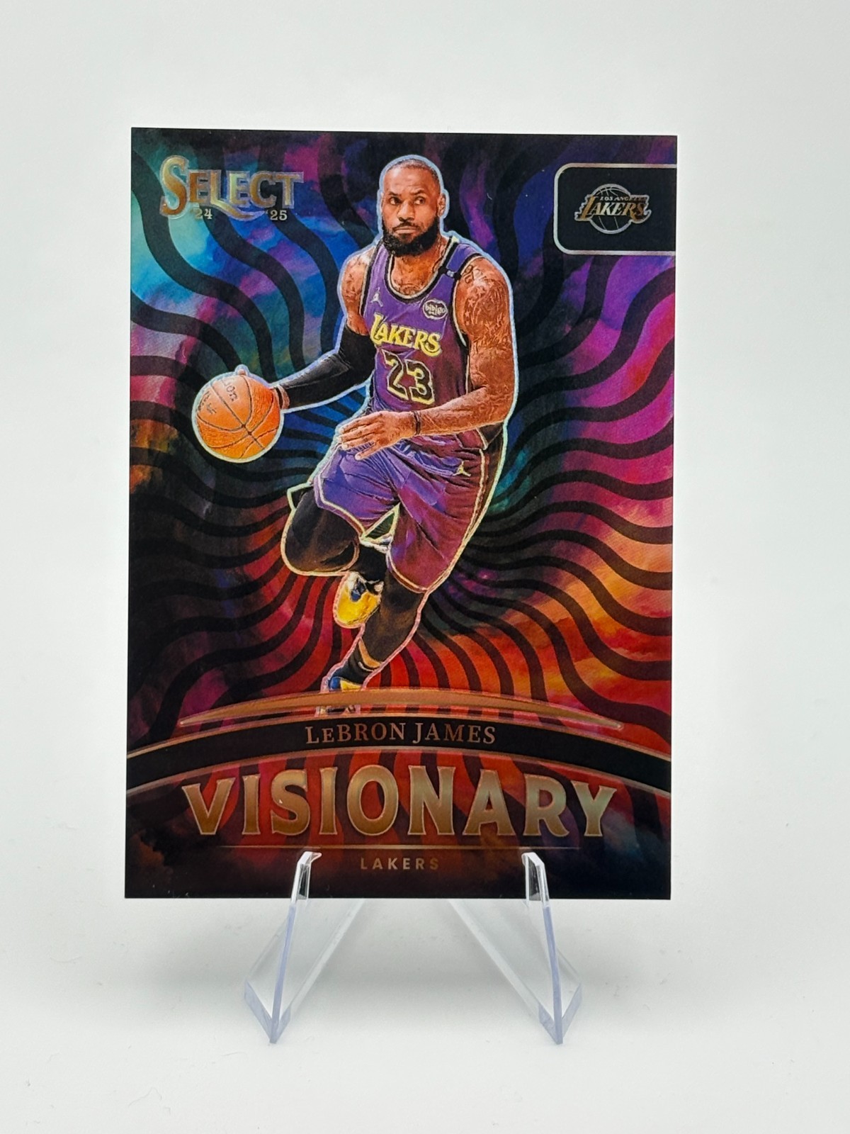 LeBron James Visionary Case Hit SSP 2024-25 Panini Select Insert RARE Lakers #11