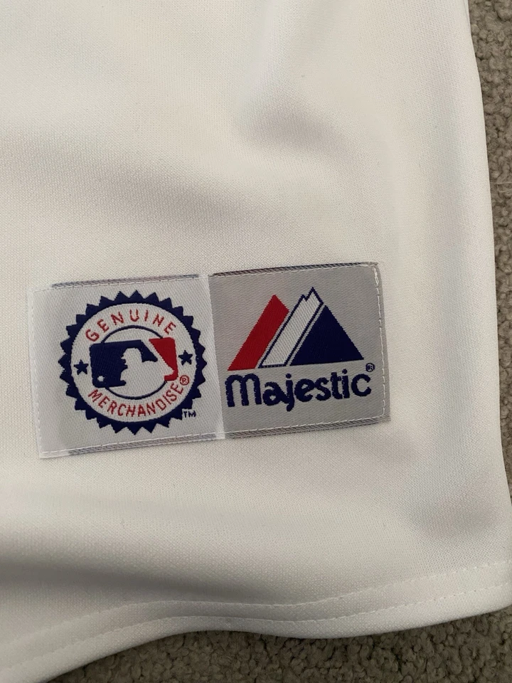 Duke Snider And Maury Wills Autographed Majestic Dodgers Jersey Sewn Logos XL - Image 4 of 4