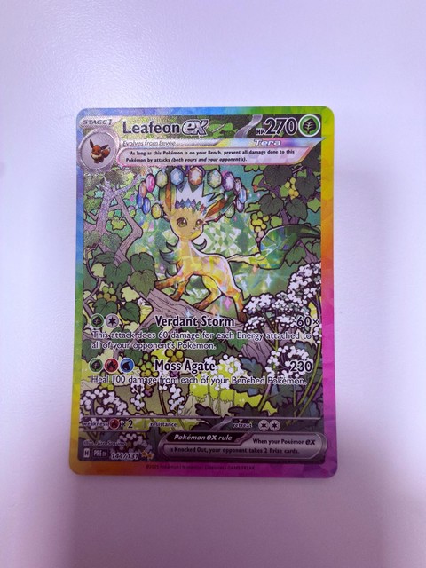 Leafeon ex #144 (Prismatic Evolutions (2025))