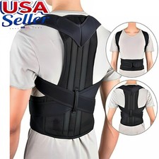 Waist Support Corrector Brace Men/Women Posture Back Lumbar Shoulder Belt Girdle