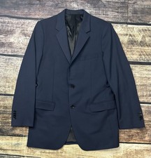 Theory Blazer Jacket Sports Coat Mens 40R Navy Wool Slim Fit Xylo Tailor