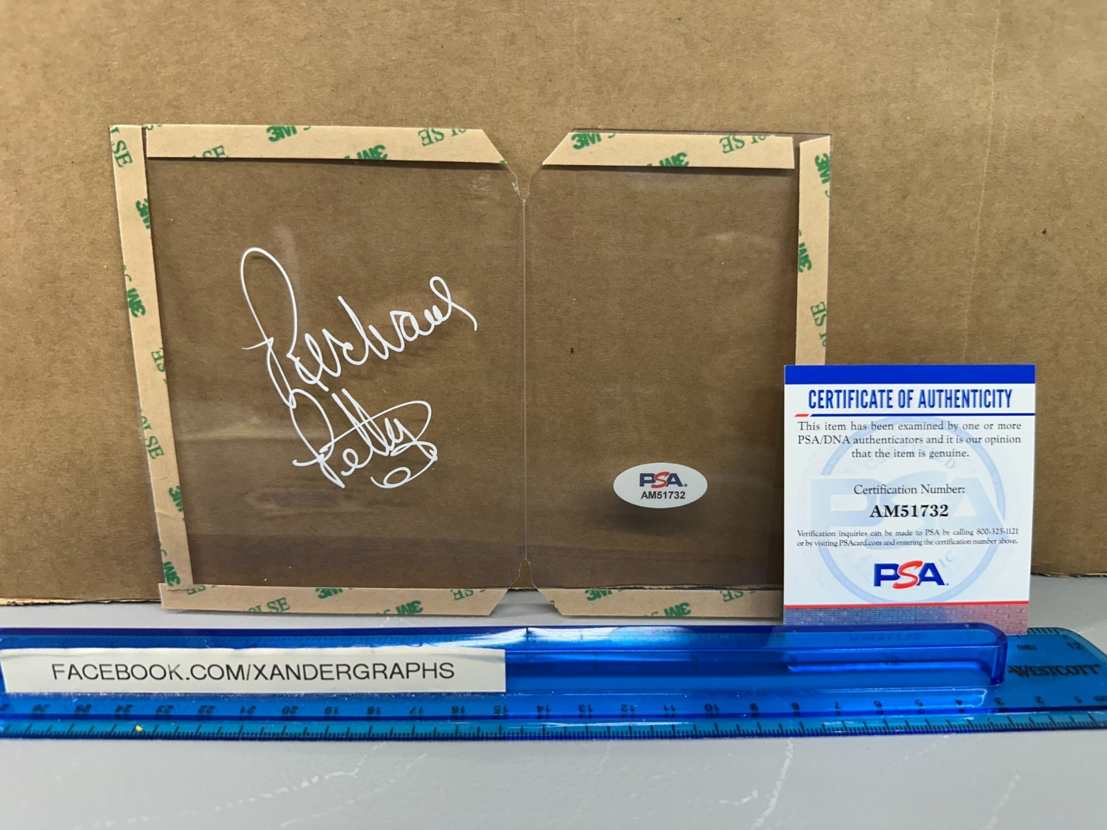RICHARD PETTY THE KING RACING SIGNED AUTOGRAPHED FUNKO POP WINDOW-PSA DNA COA