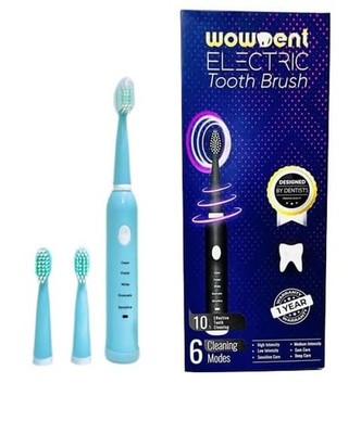 Sonic Electric Toothbrush for Adults  |  5 Cleaning Modes |  3 Brush Heads | USB