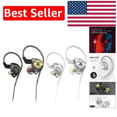 2 Pack AK3FILE Wired Earbuds - Ergonomic Design with Water Resistance Feature