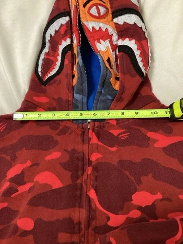 A Bathing Ape Double Hood Red Camo Zip Jacket video thumbnail
