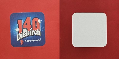 Diekirch 140 Brauerei Bierdeckel Bier