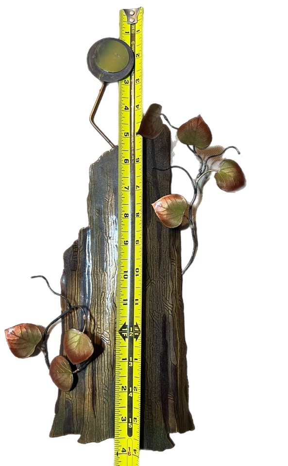 BOVANO Vintage Glass Enamel Sculpture Tree Trunk Hanging Wall Art NEW WITH TAGS - Image 3 of 4