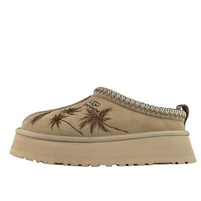 JonBoy UGG Tazz Slipper Mustard Seed Erewhon Palm Trees - 8 W (Replacement Box)*