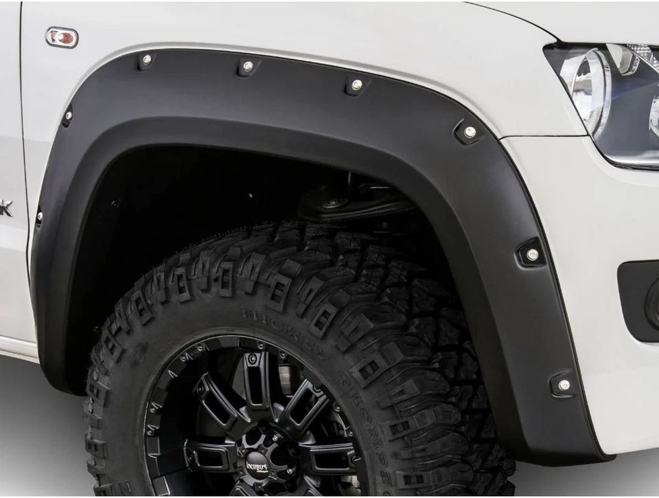 Husky Pocket Style Fender Flares Fits 2011-2016 Volkswagon Amarok 5'1" Bed 4pc - Изображение 4 из 4