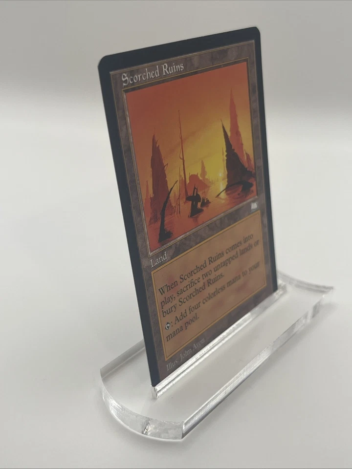 Scorched Ruins Weatherlight 1997 Near Mint Mtg Magic The Gathering John Avon - Image 2 of 4