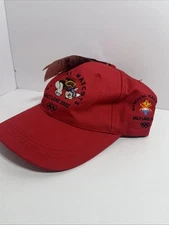 Salt Lake 2002 Winter Olympics Red Cap – Official Mascots Hat Collectible