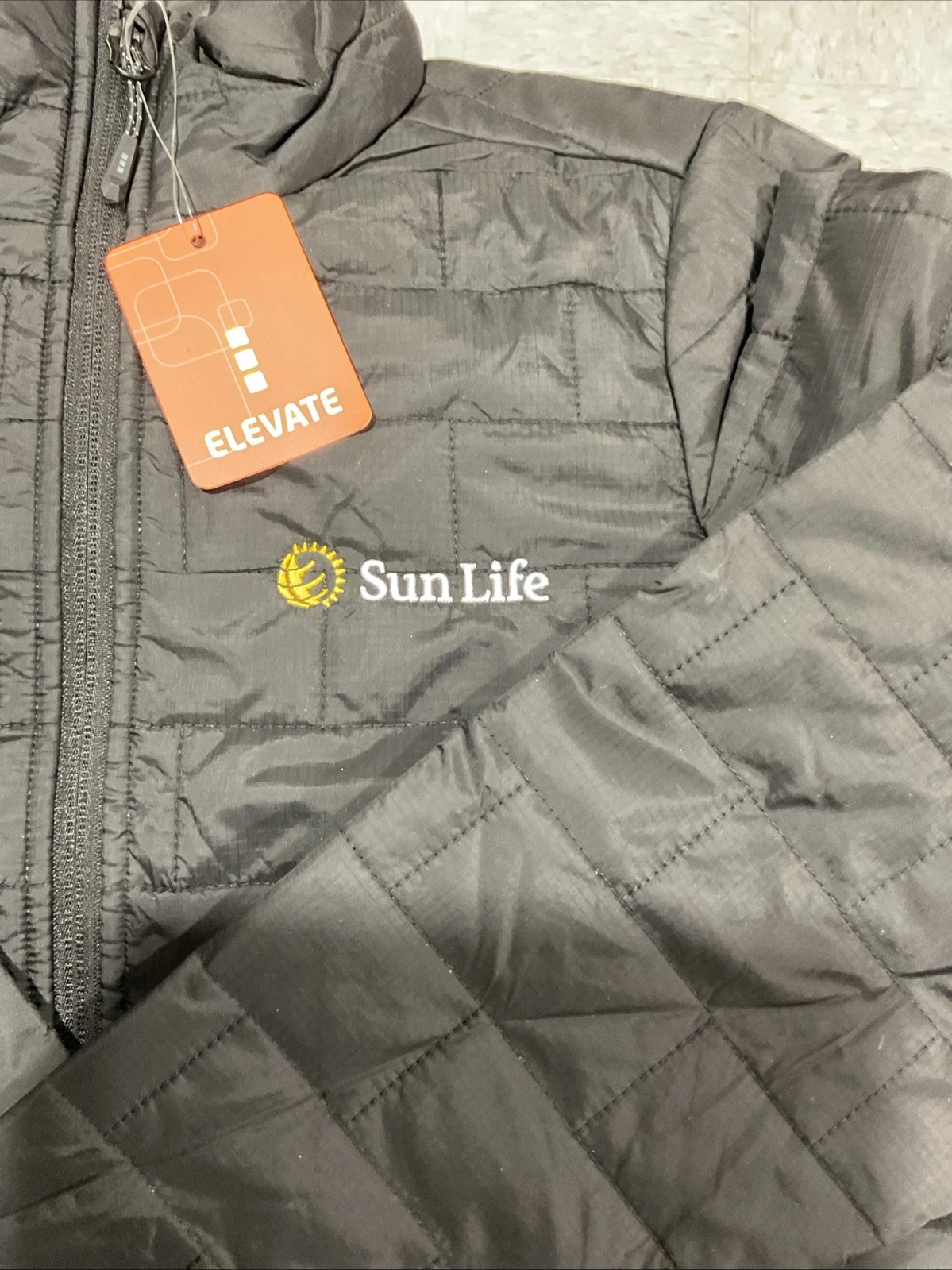 Nwt TRIMARK Men's Telluride Insulated Jacket Black New Quilted. Size M BRANDED - product detail image 2