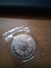 1975 Republic Of Osterreich 100 Shilling Coin