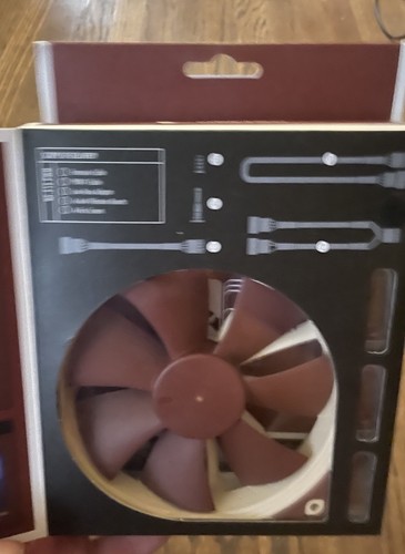 Noctua NF-F12 PWM, Ventilateur silencieux premium, 4 broches (120 mm, marron) - Occasion - Photo 8/12