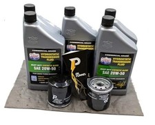 Lucas 5-Quart 20W-50 Hydrostatic Transmission Fluid Change Kit with 2-Filters,
