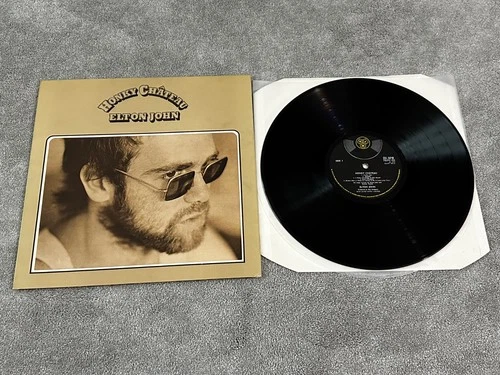 ELTON JOHN - HONKY CHATEAU / EX UK 12" TRANSLUCENT VINYL LP DJLPH423 PLAYS GREAT
