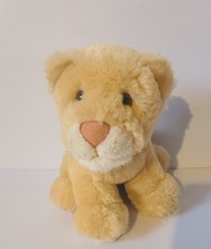 Lion Cub Plush 24K Special Effects Polar Puff Vintage Stuffed Animal 9" 1994