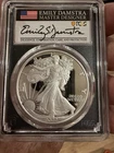 American Silver Eagle U.S. Mint 2022 1 oz Silver PCGS PR70DCAM First Day Damstra