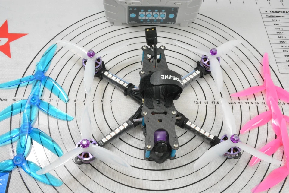 RTF 5 inch FPV Freestyle/Racing Drone +LEDs + Remote + F4 FC - Image 4 of 4