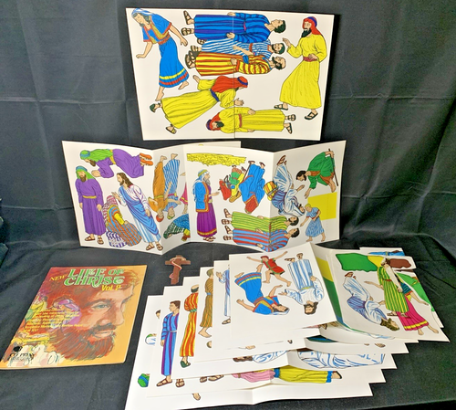 Life of Christ Vol 2 CEF Press Sunday School + HUGE LOT Flannelgraph ...