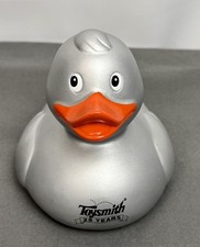 Toysmith 25 Year Anniversary Silver Rubber Duck - Toy Fair Exclusive