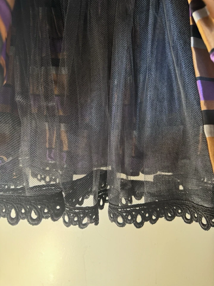 复古 Bill Blass 派对礼服黑色鸡尾酒学院风 Glam Peekaboo Hem 腰部 — 第 4/4 张图片