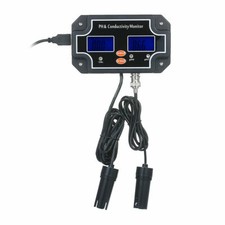 2 in 1 pH/EC Meter Conductivity Monitor Water Quality Tester LED Display Tester