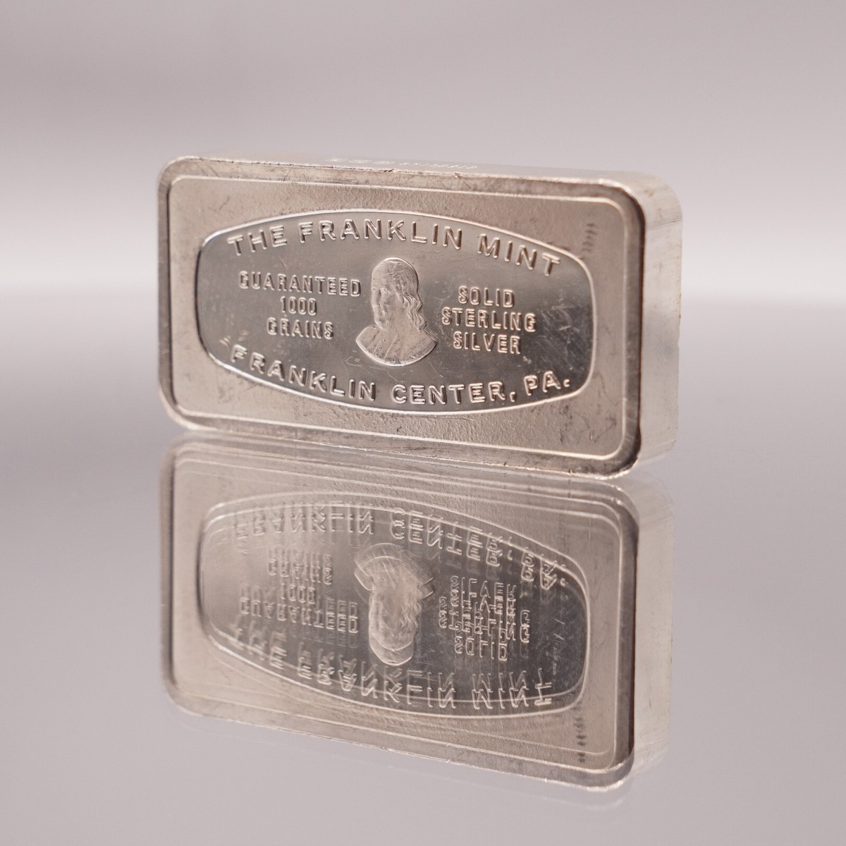 1971 Bank of America California Franklin Mint 2oz 925 Silver art