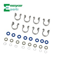 Set (8) Fuel Injectors Repair Seal Kit for Range Rover Jaguar 5.0L 0261500105