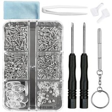 Eyeglasses Repair Kit with Screws Screwdriver Tweezer Set for Sunglasses