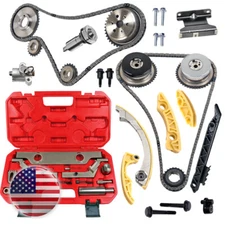 Timing Chain Kit 2 VVT Gear Tool Set For Cobalt Sky G6 Ion Buick LaCrosse 2.2