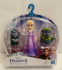Disney Frozen Elsa Small Doll with Troll Figures Inspired by the Frozen 2 Movie