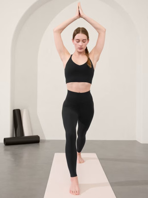 ATHLETA Elation Ultra High Rise Tight  Pant | Black MEDIUM TALL #502359 NEW