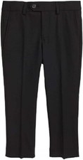 Michael Kors Boys Wool-Blend Flat Front Pants Black