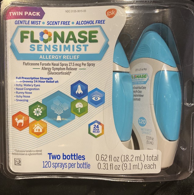 Flonase Sensimist Allergy Relief (60 Metered Sprays) EXP9