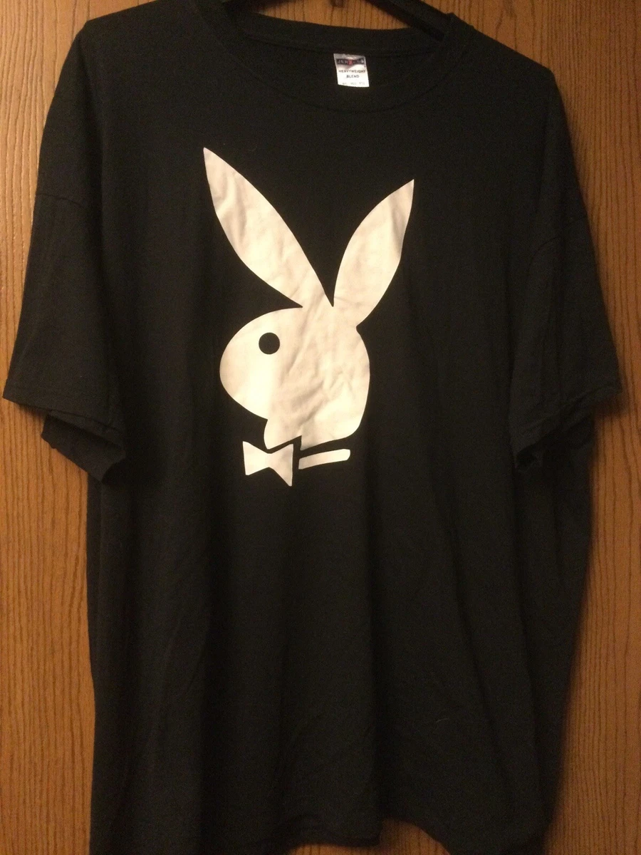Playboy Bunny Logo Black Shirt 4XL Jerzees Unisex eBay