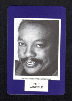 Paul Winfield Actor 1993 Face To Face Game Card Canadian Issue