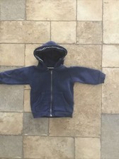 M And s Navy Hoodie Age 3/6 Months Great Condition