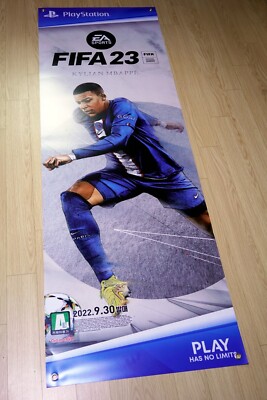EA Sports FIFA 23 - BIG promo banner KOREA (60cm x 180cm) PS5 -Kylian Mbappé