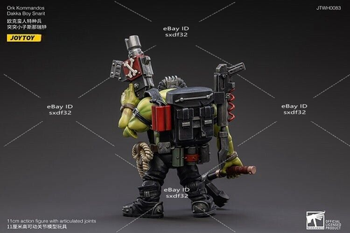 1:18 JoyToy JT2955 Action Figure Model Ork Kommandos Dakka Boy Snarit Soldier - Picture 6 of 9