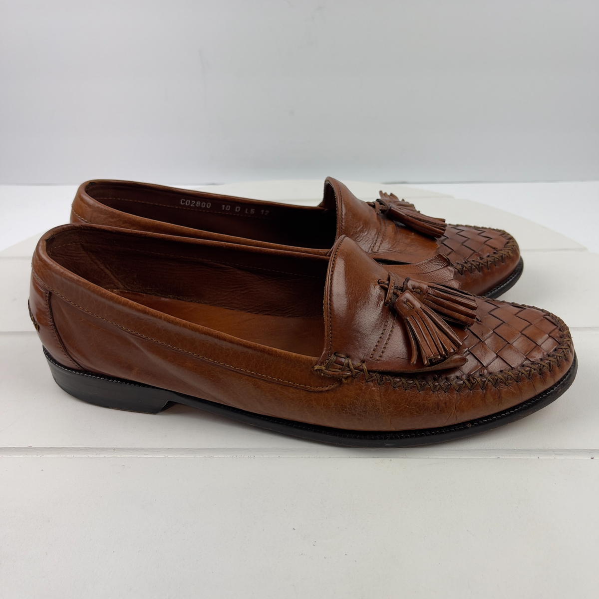 Cole Haan Resort Mens Brown Leather Loafers Shoes Size 10 D