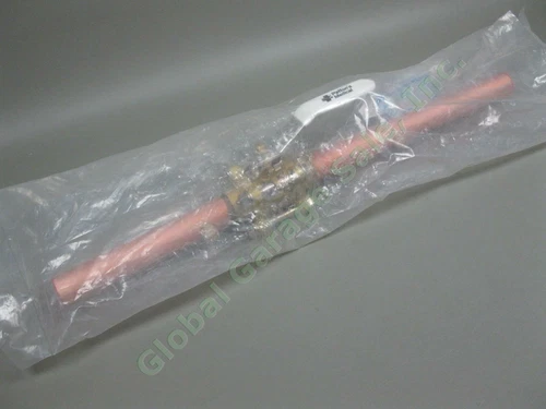 1" High Purity Copper Pattons 3pc Medical Gas Isolation Ball Valve + Purge Ports