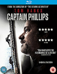Captain Phillips (Blu-ray, 2014) with slip Tom hanks