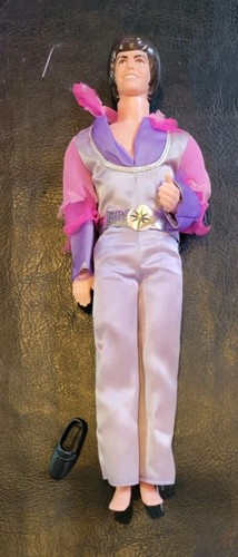 Vintage 1976 Mattel Donny Osmond 12" w/ purple Jumpsuit Missing 1 shoe - Picture 2 of 10