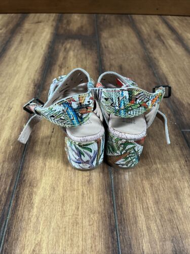 L'ARTISTE by SPRING STEP Calpie Women's Size 37 US 6.5-7 Floral Slingback Sandal - Picture 6 of 7