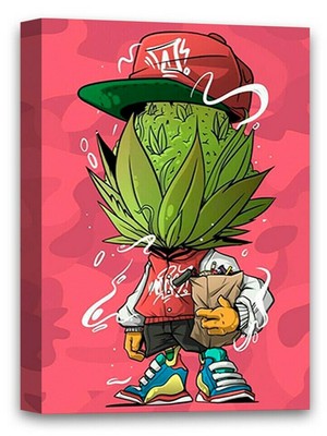 Weed Canvas Wall Art Rasta Girl Home Decor Prints