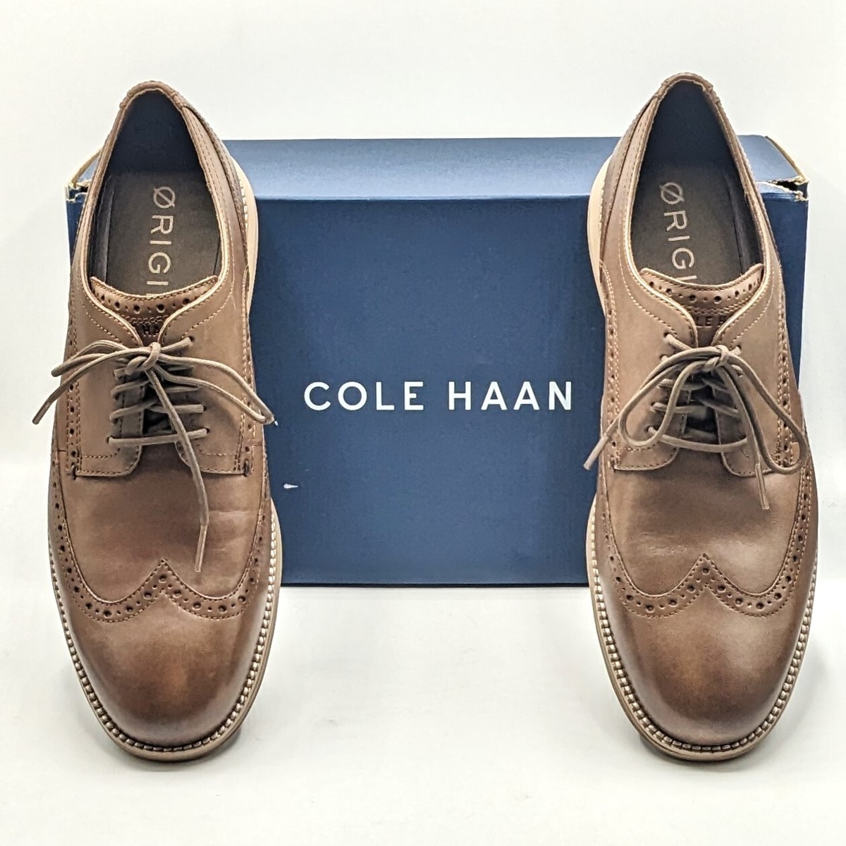 NEW Cole Haan Original Grand Schwng Mens 10.5 Chocolate Truffle Irish Cream 0701 Cole Haan OriginalGrand Men main image 3